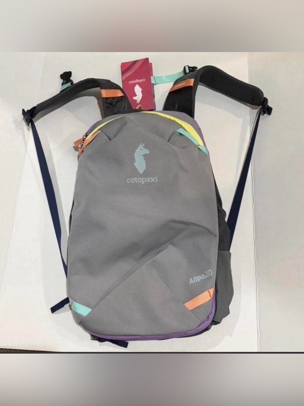 Cotopaxi Unisex Allpa Del Dia Travel Backpack Grey and Multicolor Brand New